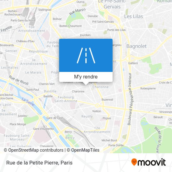 Rue de la Petite Pierre plan