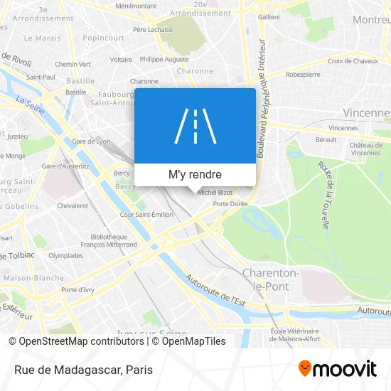 Rue de Madagascar plan