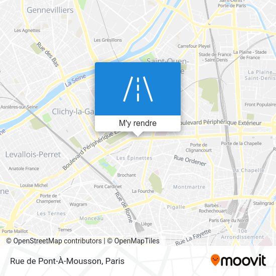 Rue de Pont-À-Mousson plan