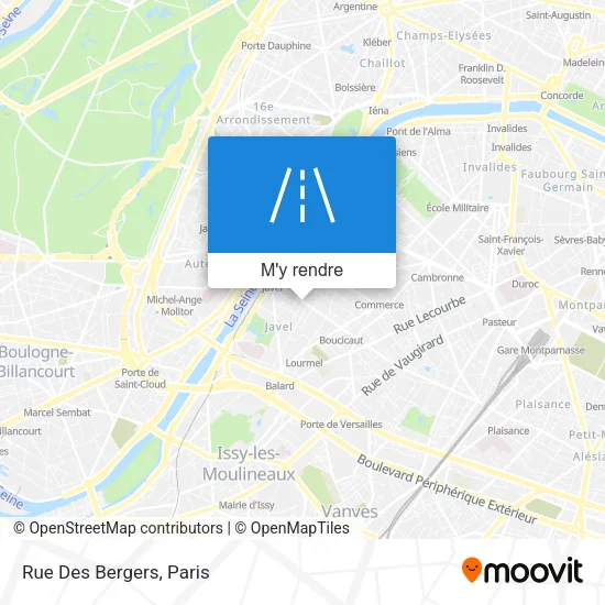 Rue Des Bergers plan