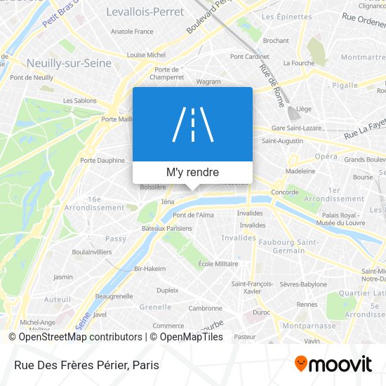 Rue Des Frères Périer plan