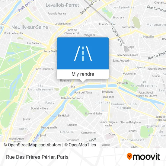 Rue Des Frères Périer plan