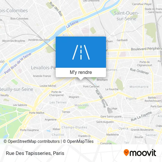 Rue Des Tapisseries plan