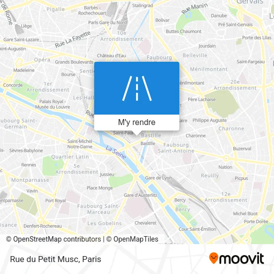 Rue du Petit Musc plan