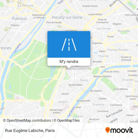 Rue Eugène Labiche plan