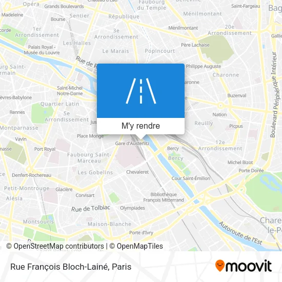 Rue François Bloch-Lainé plan