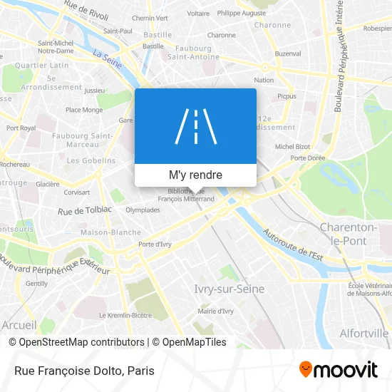 Rue Françoise Dolto plan