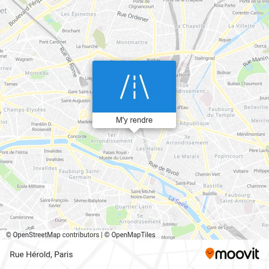 Rue Hérold plan