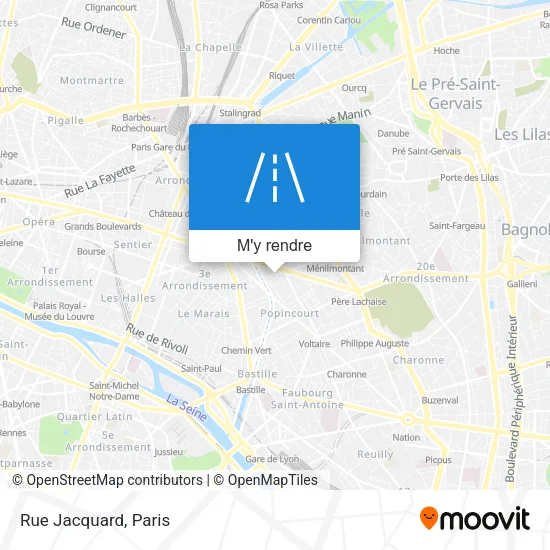 Rue Jacquard plan