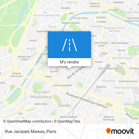 Rue Jacques Mawas plan