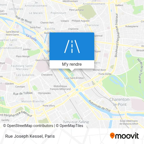 Rue Joseph Kessel plan