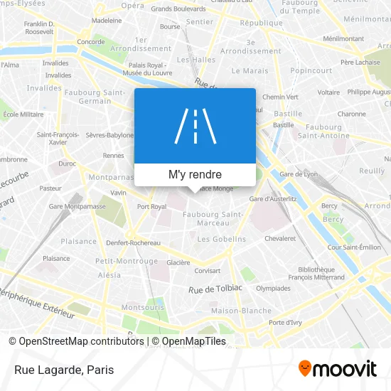 Rue Lagarde plan