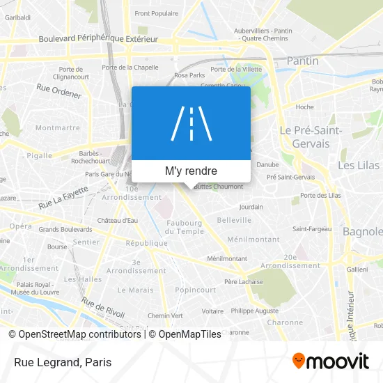 Rue Legrand plan