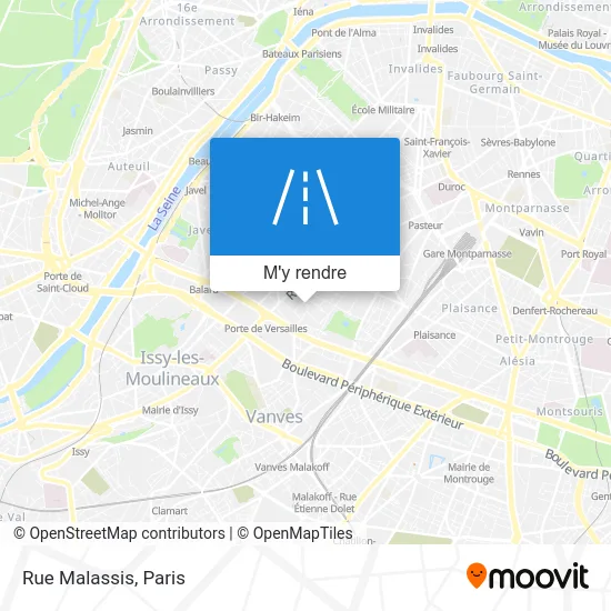 Rue Malassis plan