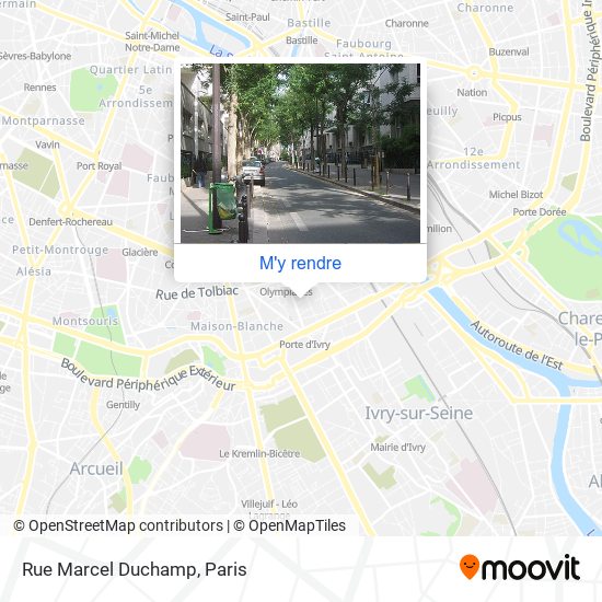 Rue Marcel Duchamp plan