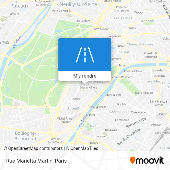 Rue Marietta Martin plan