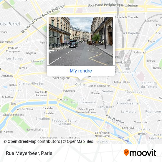 Rue Meyerbeer plan