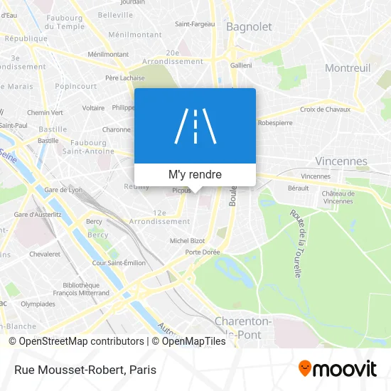 Rue Mousset-Robert plan