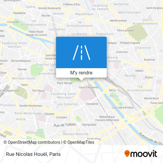 Rue Nicolas Houël plan