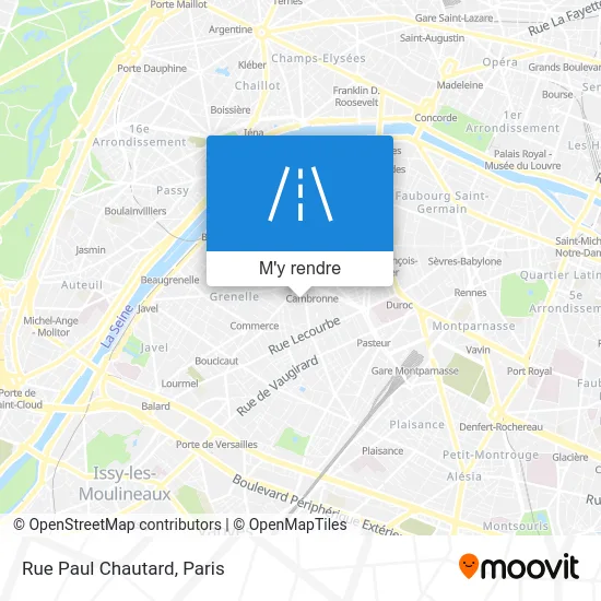 Rue Paul Chautard plan