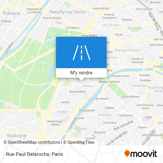 Rue Paul Delaroche plan