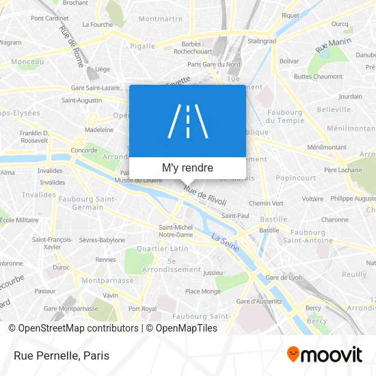 Rue Pernelle plan