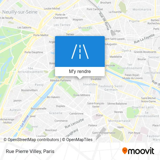 Rue Pierre Villey plan