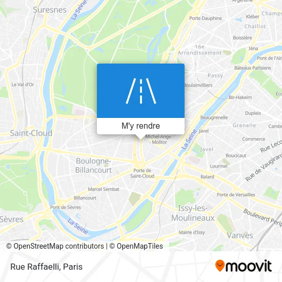 Rue Raffaelli plan