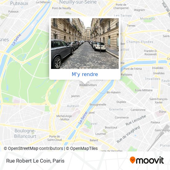 Rue Robert Le Coin plan