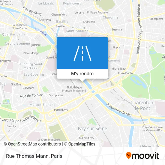 Rue Thomas Mann plan