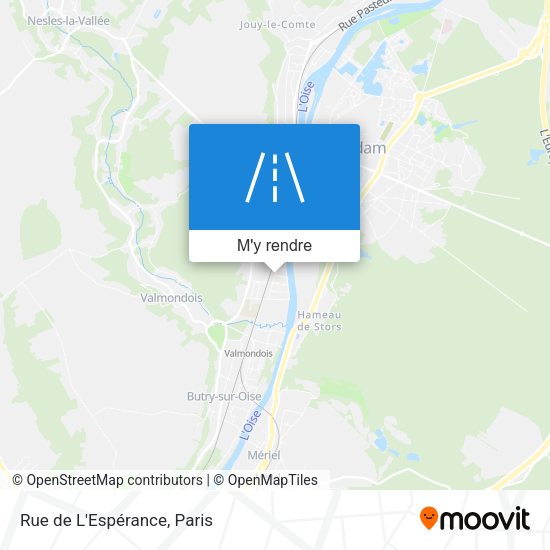Rue de L'Espérance plan