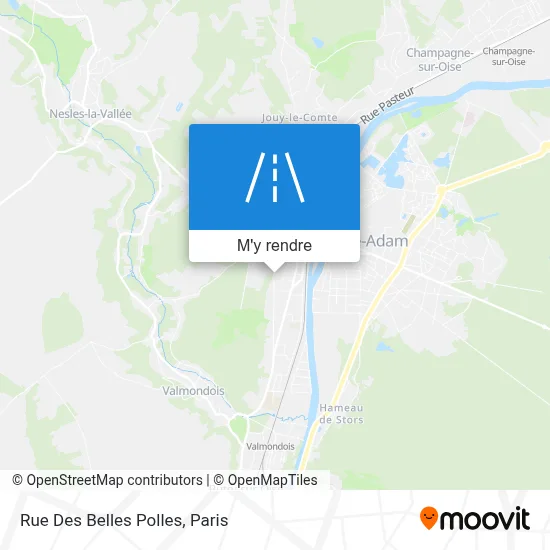 Rue Des Belles Polles plan