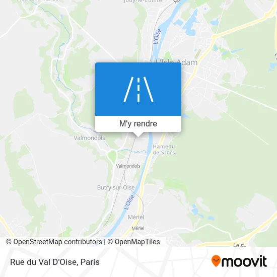 Rue du Val D'Oise plan