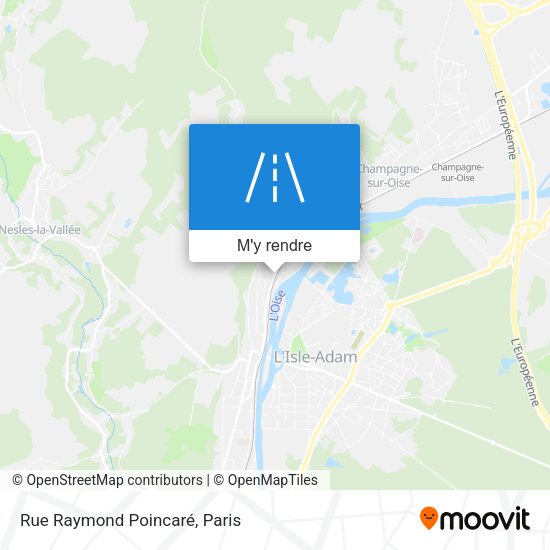 Rue Raymond Poincaré plan