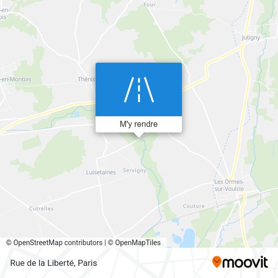 Rue de la Liberté plan