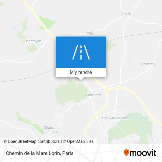 Chemin de la Mare Lorin plan