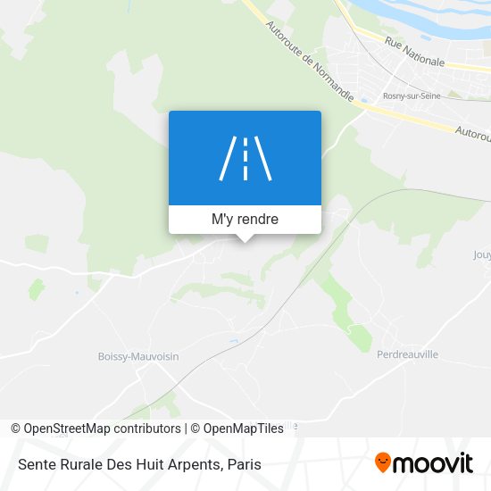 Sente Rurale Des Huit Arpents plan