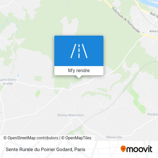Sente Rurale du Poirier Godard plan