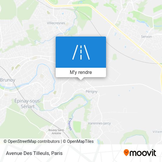Avenue Des Tilleuls plan