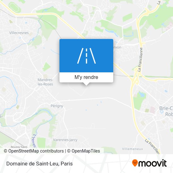 Domaine de Saint-Leu plan