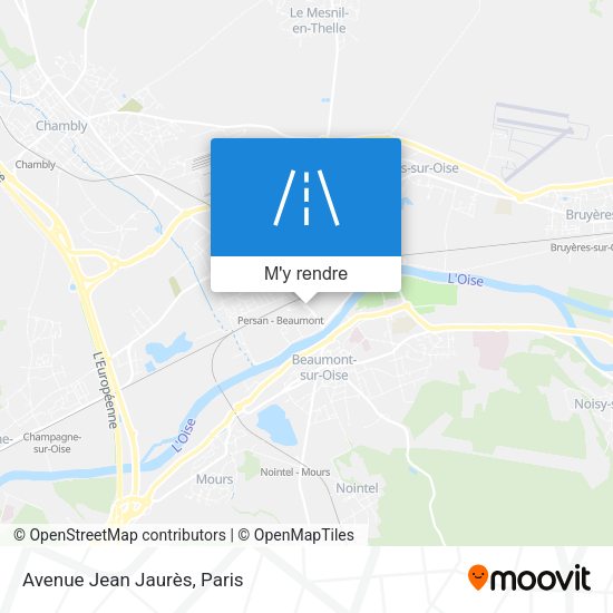 Avenue Jean Jaurès plan
