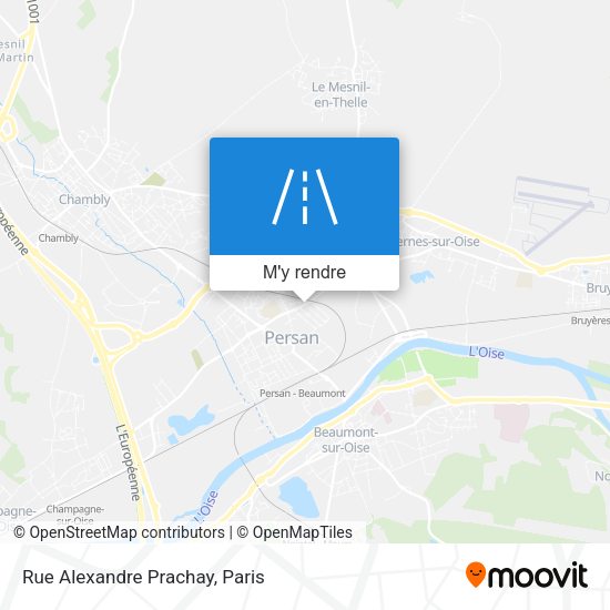 Rue Alexandre Prachay plan