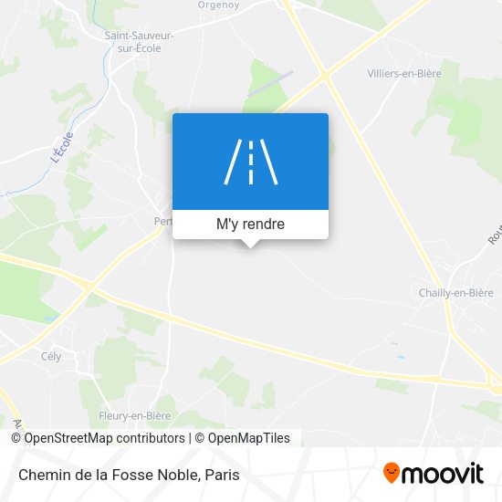 Chemin De La Fosse Noble plan