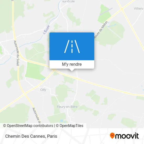 Chemin Des Cannes plan