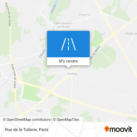 Rue de la Tuilerie plan