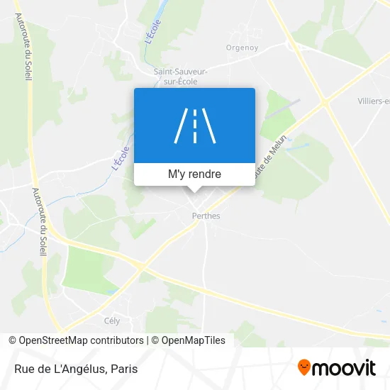 Rue de L'Angélus plan
