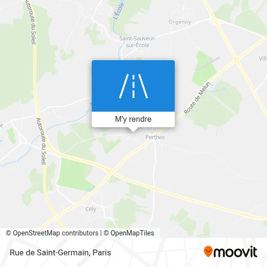 Rue de Saint-Germain plan