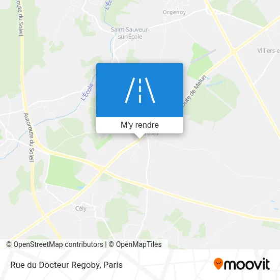 Rue du Docteur Regoby plan