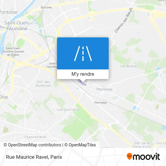 Rue Maurice Ravel plan