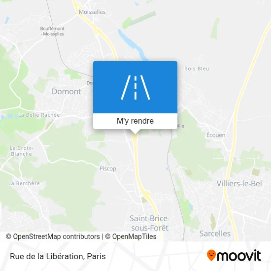 Rue de la Libération plan